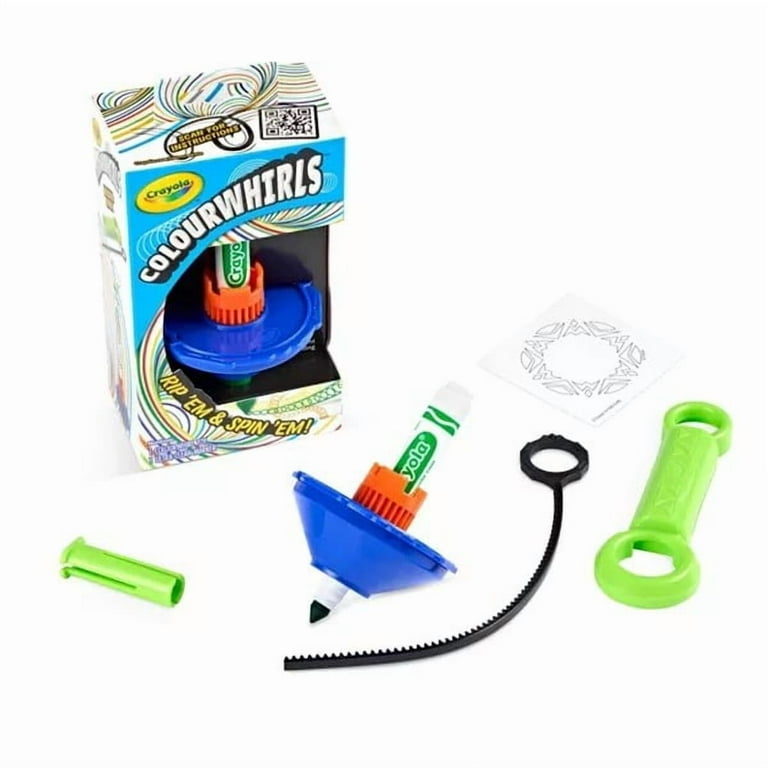 Crayola Colourwhirls, 1 Ct, Spin Art Toy with Washable