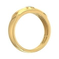 thumbnail image 2 of 0.12 Carat Mens Diamond Solitaire Wedding Band Ring in 14K Yellow Gold (Ring Size 11.5) (SI1-SI2 Clarity), 2 of 5