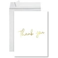 thumbnail image 1 of Koyal Wholesale Big Jumbo Thank You Card With Envelope 8.5 x 11 inch, Greeting Card, Thank You Gold Script, 1 of 3