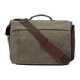 thumbnail image 1 of Bolso de hombro para hombre, maletín de negocios para ir al trabajo o para el Día del Padre. De color verde oscuro, 1 of 9