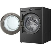 LG WM6700HBA 5.0 Cu. Ft. Black Steel Front Load HE Stackable Smart Washer