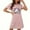 Pink, variant on Oksale Funny Print Night Gowns for Women Halloween Sleep Shirt Soft Lightweight Short Sleep Dress Casual Crew Neck Nightgown Short Sleeve Pajama Dress 2025 Black S