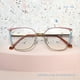 thumbnail image 3 of Blue Light Blocking Glasses with Thin Reflective Lens Square Frame Eyeglasses for Gaming Students, 3 of 4