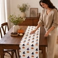 thumbnail image 4 of Halloween Tablecloth, Fall Dining Cover, Ghost Pumpkin Decor, Soft Wrinkle-Resistant Fabric and Reusable Easy-Clean Surface for Dining Tables, Party Settings and Home Displays., 4 of 7