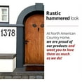 thumbnail image 5 of NACH Matte Black Hammer Tone Cast Iron House Number for Outside or Inside, Metal Modern House Numbers For Mailbox, Front Door, Maximum Rust Protection, 6 inch, Number 6, KE-HM6-BLK-6, 5 of 5