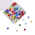 thumbnail image 4 of 1 box 135G 9 colors Transparent Crackle Glass Round Beads Strands No Hole Mixed color 1/2 inch(12mm) 15pcs/color, 4 of 6