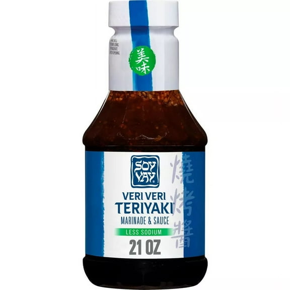 Soy Vay Marinade & Sauce Veri Veri Teriyaki Less Sodium 21oz (Pack of 2)
