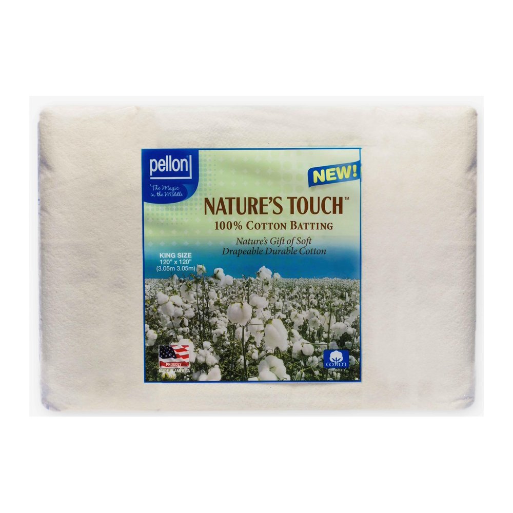 Pellon Natural Cotton Batting. offWhite. Precut Packaged Sizes. 1 Pack