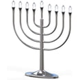thumbnail image 5 of Zion Judaica Large Traditional Electric Hanukkah Menorah Powered by USB Cable Hanukkiah with LED Flame Shaped Bulbs Chanukah Lights Minorah Electronic Menorah Powred by USB Cable, 5 of 7