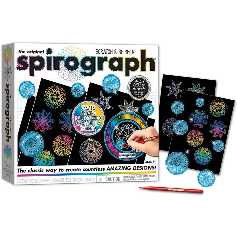 New Hasbro Spirograph Deluxe Set In Case Children's Educational Creative  Toy 8+