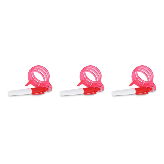 tamizeot Marqueur de Balle de Golf Kit d'Alignement de Golf Chemin de Swing et Identifiants Rose 3Ensemble