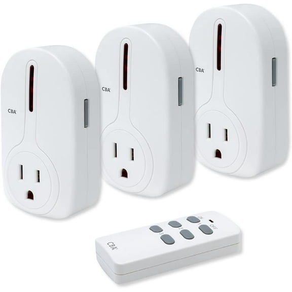 Seco-Larm LS-313A-14Q Enforcer CBA Wireless Outlet Controller Kit, 3 Outlets
