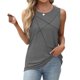 thumbnail image 4 of Chaqueta deportiva,Camiseta informal sin mangas para mujer, corte holgado, cuello redondo, mezcla de algodón suave, moda de verano para uso diario, sopatenor, 4 of 8