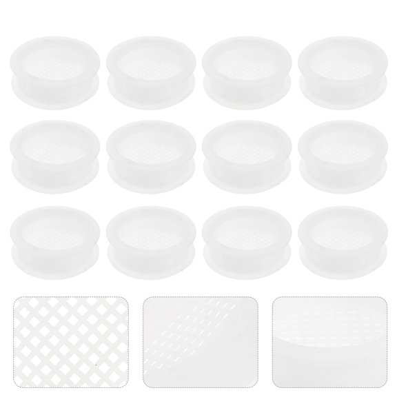 LEORX Round Vent Holes for Cabinet Air Vent Holes ABS 20Pack