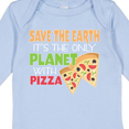 thumbnail image 4 of Inktastic Save the Earth. Its the Only Planet with Pizza. Boys or Girls Long Sleeve Baby Bodysuit, 4 of 5