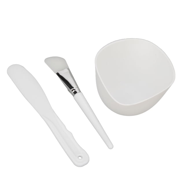 Bowl Spatula Set, 3pcs DIY Tool Set Environmentally Friendly Portable Silicone Skin Friendly For Travel