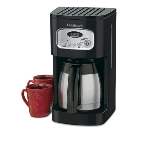 Cuisinart 10 Cup Thermal Programmable Coffeemaker with 1- to 4-Cup Setting, Brew Pause Function, and 60-Second Reset, Self-Clean Functionality, Double-Wall Insulated Thermal Carafe
