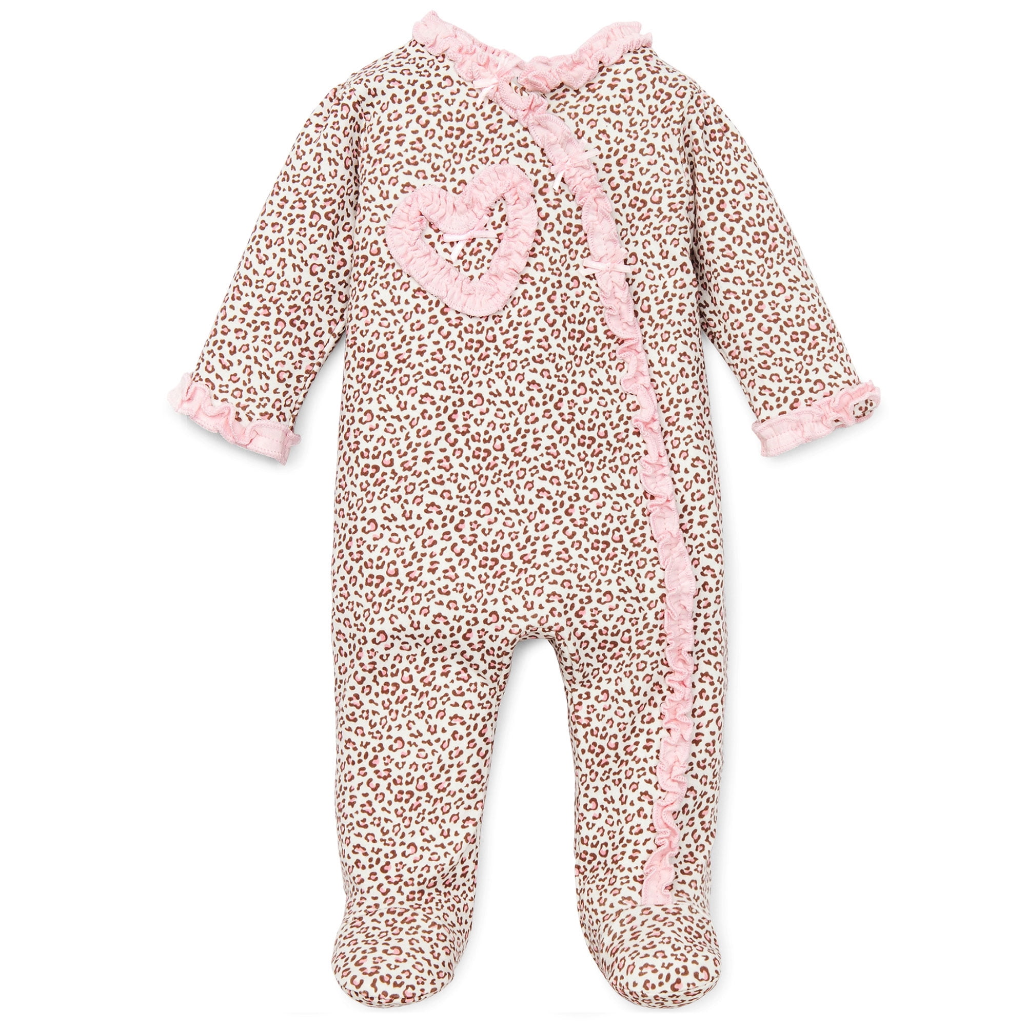 leopard print baby sleeper