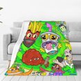 thumbnail image 1 of Manta de felpa suave Aqua Teen Hunger Force para viajes, para dormitorio, sala de estar, sofá, oficina, regalo para todas las estaciones para mujeres, hombres, niñas y niños, 1 of 7