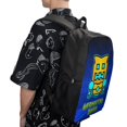 thumbnail image 5 of Game Geometry Dash Lite Geometry Dash Logo Backpack Casual Daypack School Bag Backpack Satchel Rucksack Shoulder, 5 of 5