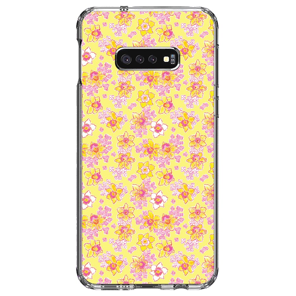 DistinctInk Clear Shockproof Hybrid Case for Samsung Galaxy S10e (5.8