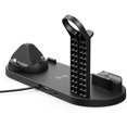 thumbnail image 1 of Cargador Inalámbrico Dispositivo de carga 3 en 1 giratorio de 360 ​​grados para iPhone Apple Watch (negro), 1 of 7