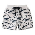 thumbnail image 2 of EnJoCho Clearence Kids Summer Boys Fish Print Shorts - Whimsical Ocean Animal Design Cotton Shorts with Elastic Waist - Cute Toddler Baby Girls Boys Spring Play Clothes, 2 of 7