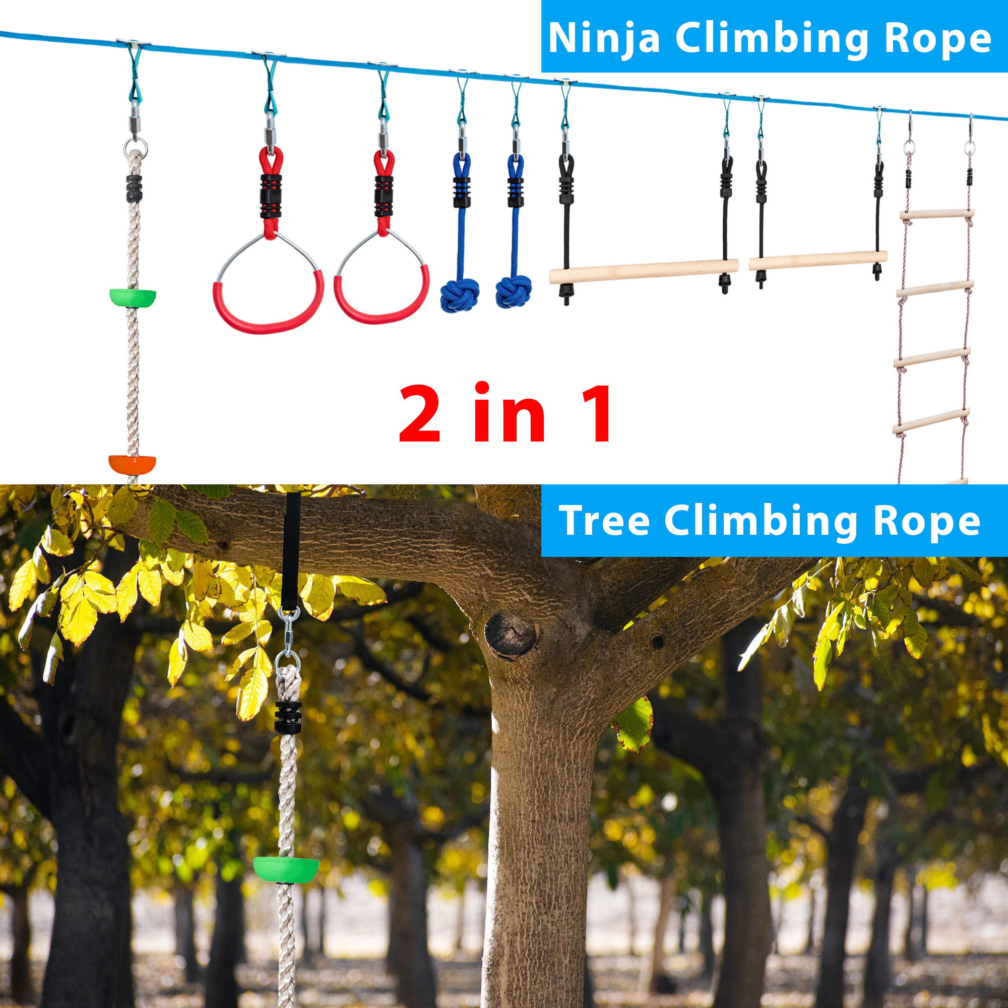 Kids Indoor Climbing Ropes with Knots