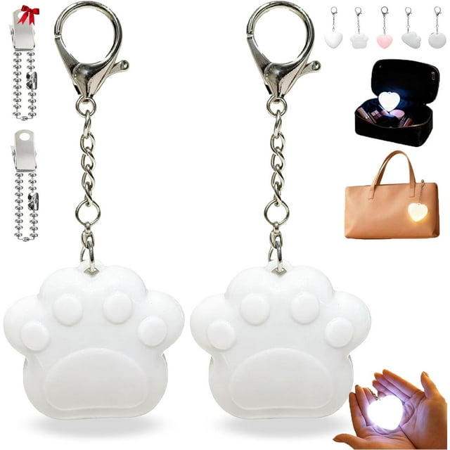 Love Wallet Tote Bag Touch Sensing Light, Purse Light Handbag Lights, LED Automatic Sensor, Rechargeable Mini Touch Handbag Lights for Inside Purse