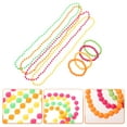 thumbnail image 3 of Neon Perle Collier Perles Boule Chaîne Bracelet Accessoires de Robe de Soirée (Collier et Bracelet), 3 of 6