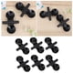 thumbnail image 2 of 20 abrazaderas de placa con ventosa para pecera, clip de separación para vidrio, suministros para acuario (negro), 2 of 7