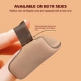 thumbnail image 2 of Chocolate Powder Puff Double-Sided Leather Air Cushion Flocking Loose Powder Puff Mini Thumb Makeup Powder Puff, 2 of 9
