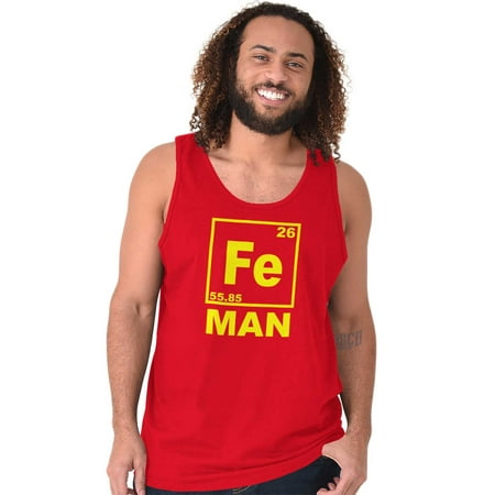 Iron Man Tank Tops T-Shirts Tshirt For Mens Fe Iron Super Hero Comic Book Nerd Geek Gift