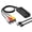 Male RCA to HDMI Converter, variant on RCA to HDMI Converter, AV to HDMI Adapter Support 1080P, PAL/NTSC Compatible with WII/WII U/PS one/PS2/PS3/STB/Xbox/VHS/VCR/Blue-Ray DVD ect.