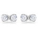 thumbnail image 1 of JeenMata Anillo de Compromiso Inspirado en la Naturaleza de Ágata Verde Musgo Transparente Natural de Talla Cojín de 1 Quilate - Engaste de 4 Puntas - Baño de Oro Blanco de 18 K sobre Plata, 1 of 3