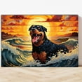 thumbnail image 4 of Thuan Beauceron Dog Art Print Canvas, Dog Canvas Wall Art Painting Decor, Dog Pop Art Home Decor Artwork For Bedroom Living Room Bathroom decor, 4 of 6
