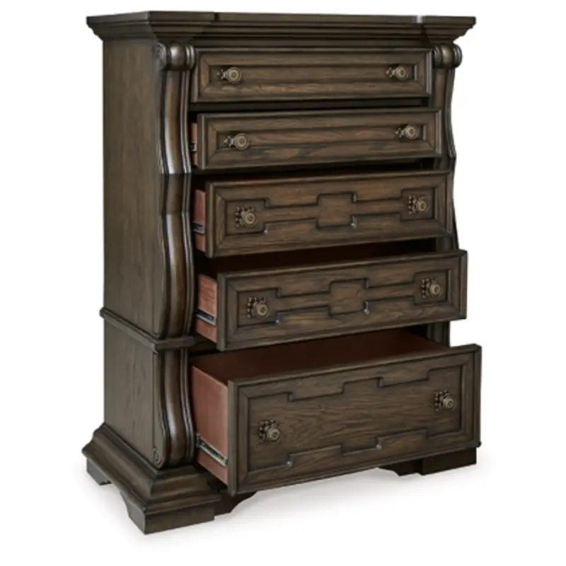 Ashley Furniture Maylee Brown Chest of Drawers