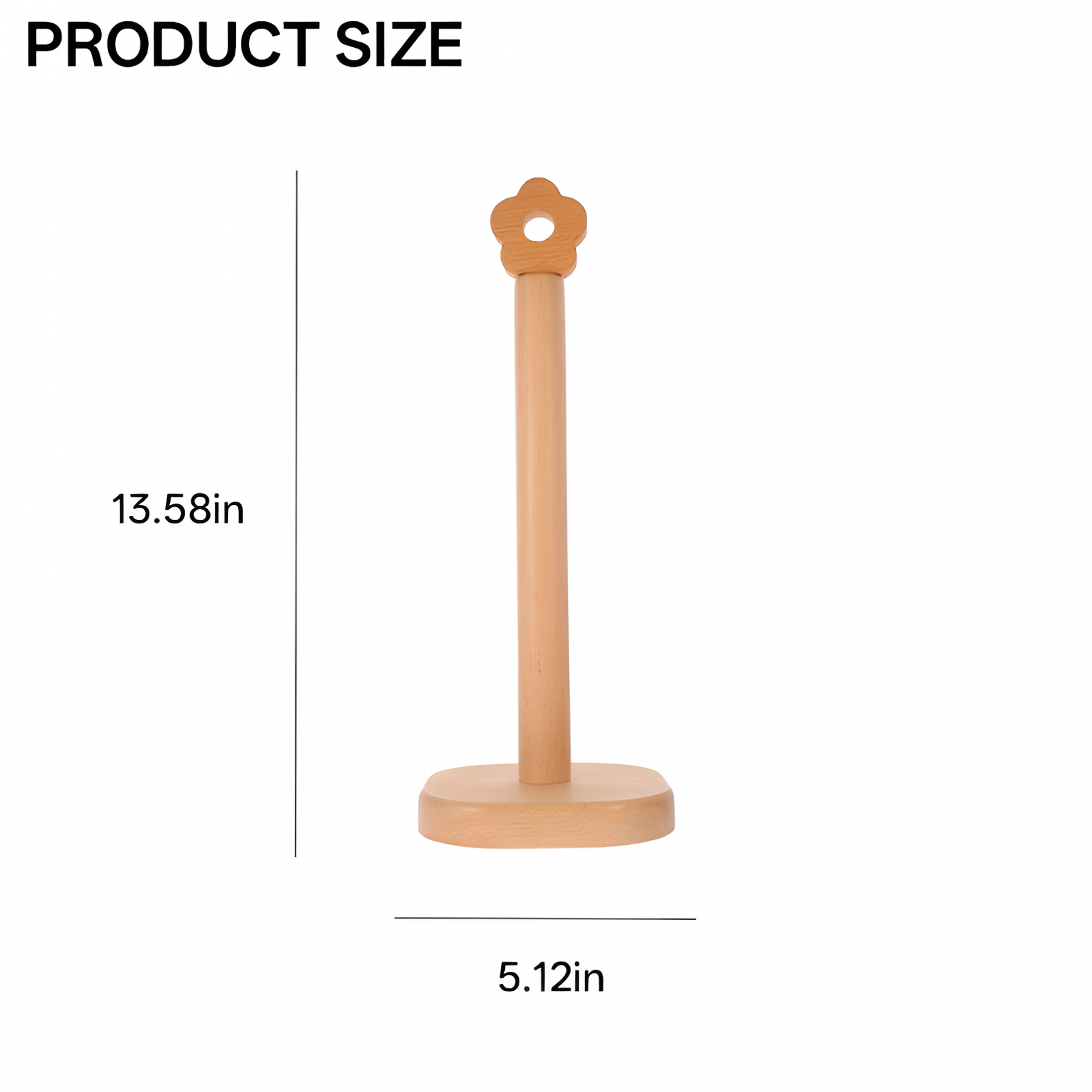 XIBUFE 2026 New Wooden Scrunchie Holder Organizer Hair Ties Display Stand Organizer for Bracelets Bangle Hair Scrunchies