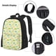 thumbnail image 3 of Easygdp Armadillo Floral Mochila para Niños y Niñas con Set de Caja de Almuerzo y Estuche para Lápices 3 en 1, Mochila Escolar Estampada para Adolescentes, 3 of 7