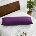 thumbnail image 3 of Bare Home Body Pillowcase - Zipper Closure - Ultra Soft - Double Brushed - Plum, 3 of 6