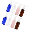 thumbnail image 4 of EeaseCA 8pcs 50ml Refillable Bottles Empty Pump Bottles Lotion Liquid Soap Square Press Bottles (Assorted Color), 4 of 7