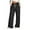 Black, variant on CaiJunJia  Womens Yoga Sweatpants Wide Leg High Waisted Lounge Pajamas Pants Comfy Workout Loose Pants with Pockets