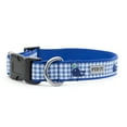thumbnail image 2 of Gingham Whales Collar, 2 of 5