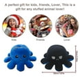 thumbnail image 5 of Reversible Octopus Plush Toys Black And Gray 20cm, Show Your Mood Without Saying A Word!, 5 of 5