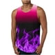 thumbnail image 1 of Hombres Casual Gradación Impresión Suéter Cuello Redondo Tanque Deportivo, 1 of 4