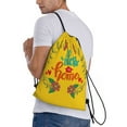 thumbnail image 4 of Yiaed Bless This Home Print Drawstring Bags Drawstring Backpack Bulk String Back Pack Gym Sport Bag-Medium, 4 of 5