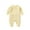 Yellow, variant on LYMAYTER Infant Cotton One-Piece Newborn Soft Long Sleeve Romper Unisex Spring Fall Crawling Clothes for 0-24 Months