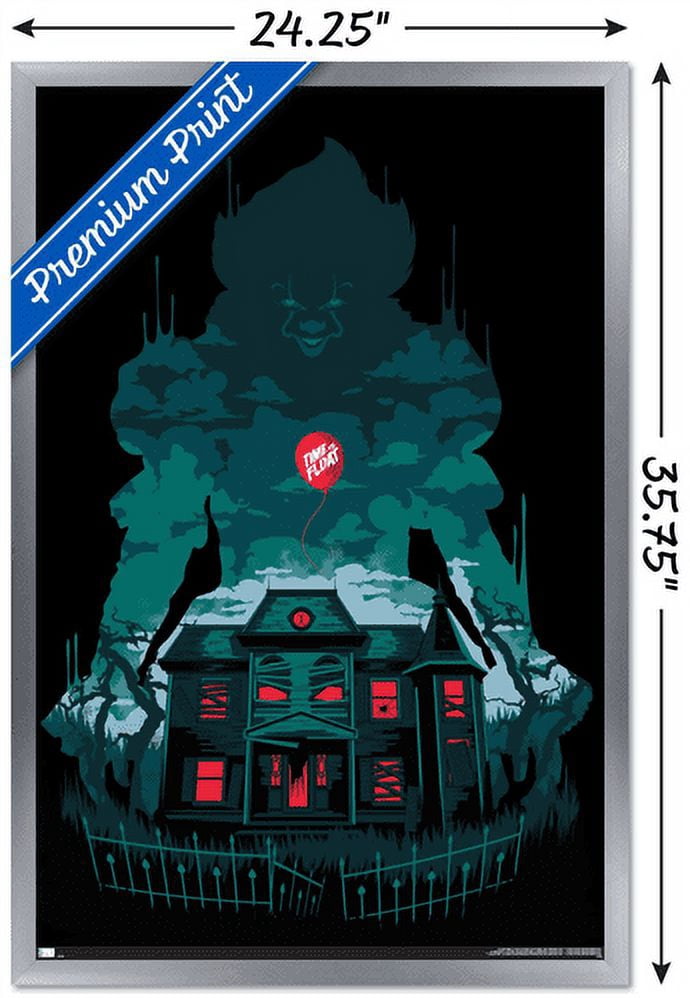 IT - House Wall Poster, 22.375" x 34", Framed