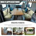 thumbnail image 5 of FOR U DESIGNS Raven Rose Print RV Dinette Cushion Covers Wear-Resistan Camper Seat Covers Dinette Booth with Pillowcase, RV Couch Protector Include 1 Backrest Cover and 1 Bench Cover, 5 of 8
