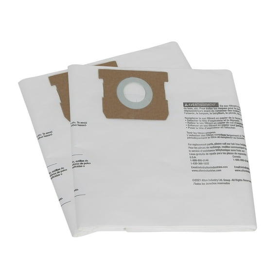 UNIVERSAL HIGH EFFICIENCY FILTER BAG 4-8GAL 2PK